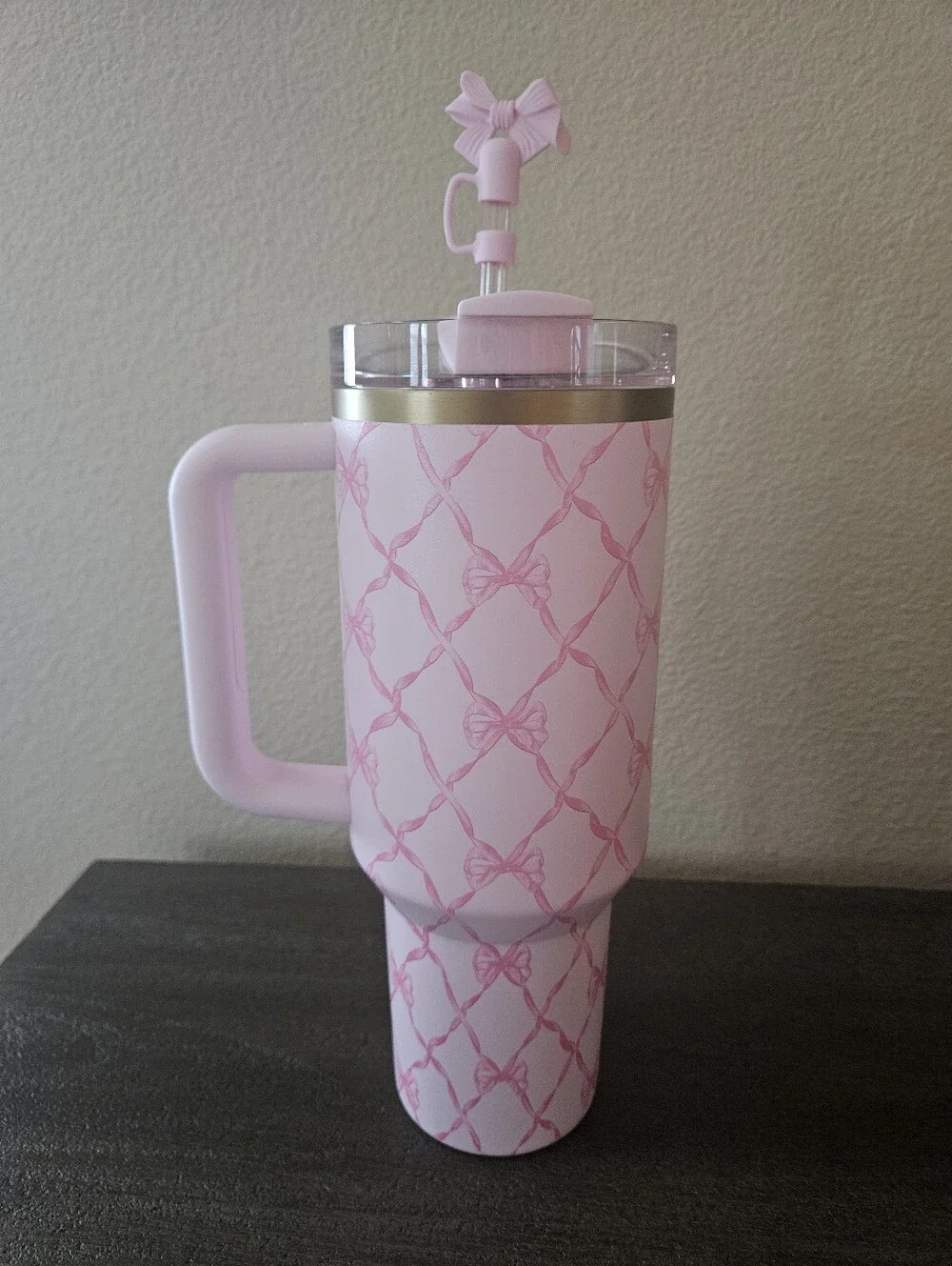 Stanley X Love Shack Fancy Baby Bow Peppermint Tumbler 40OZ - Picture 6 of 9